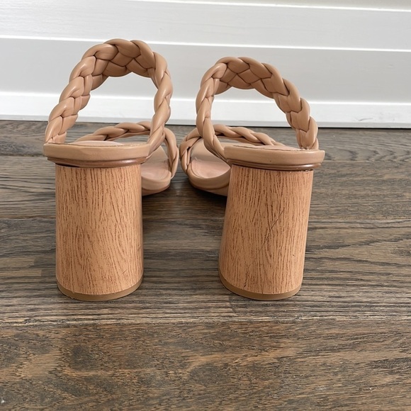 Braided Sandal Block Heel Nude​​​​​​​​​​​​ - Picture 5 of 8